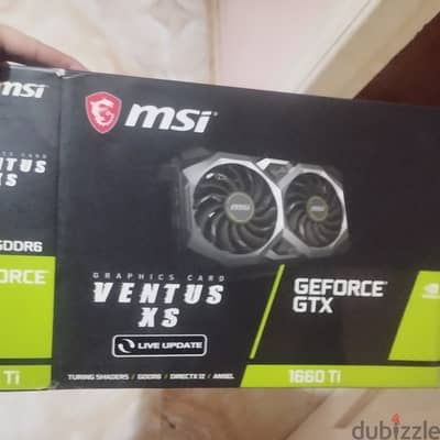 كارت شاشة  MSI GTX 1660 ti