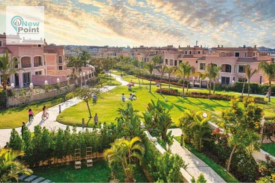 Own a standalone with the largest garden in New Cairo, immediate delivery from Cleopatra Palace Compound CLEOPATRA PALACE SHROUK 0