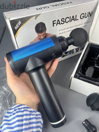 مسدس مساج  FASCIAL GUN مسدس 5ف1 30سرعه  شاشه ديجيتال  ذرار