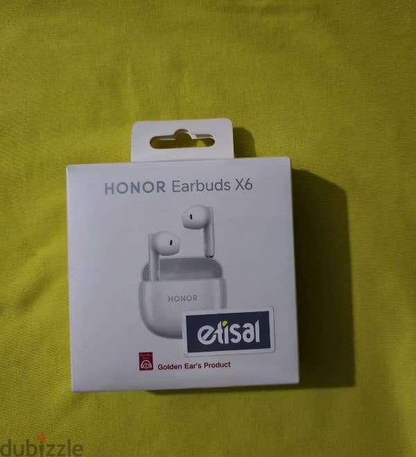 Honor earbuds X6 جديدة متبرشمة 0