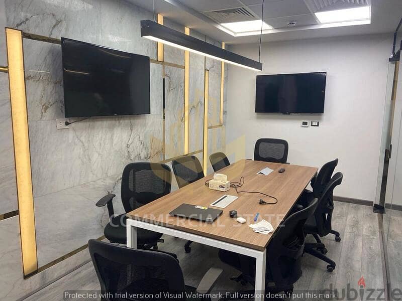 مكتب جاهز دور ارضي 200 متر للايجار في كايروفيستيفال-Office for rent 0