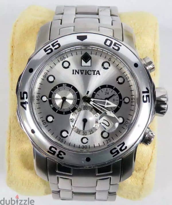 INVICTA Men's 0071 Pro Diver Coolection Chronograph Satinless Stell 2