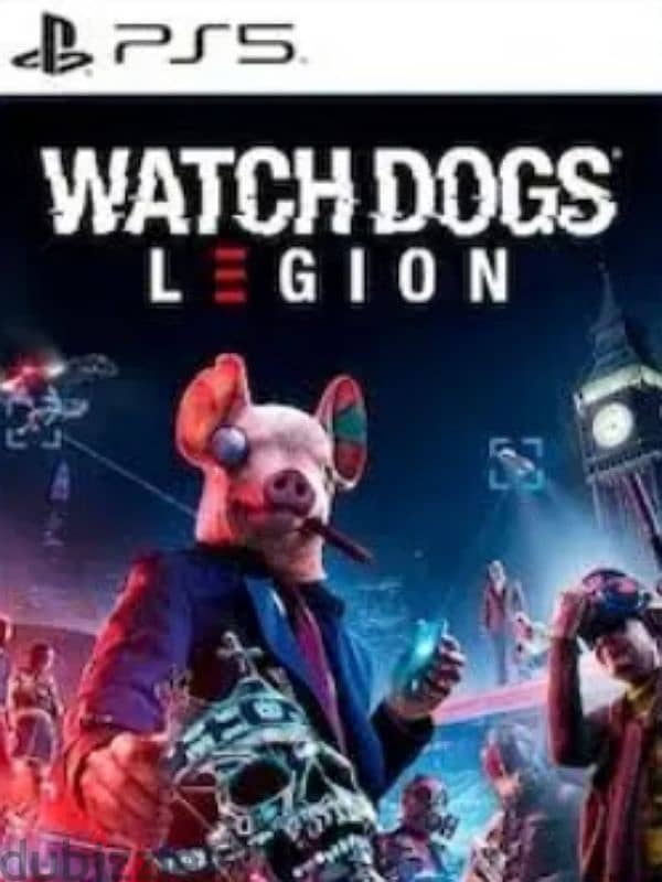 Whatch dogs legion standard ps5 cd, like new 0