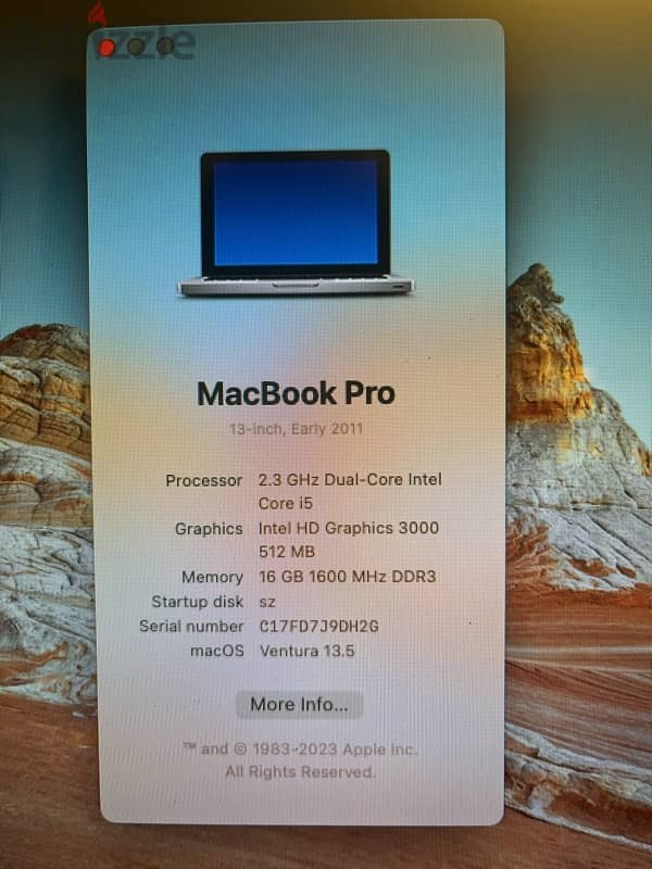 Apple MacBook Pro 13-Inch Early 2011 1