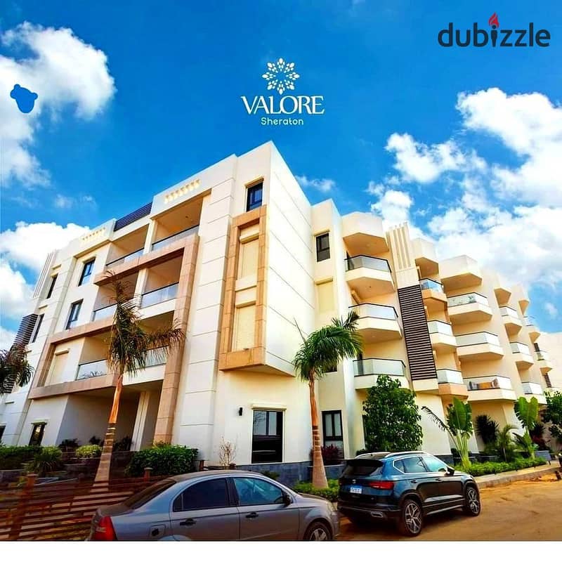 Apartment for sale in installments in a very special location, finished with air conditioners, on a very special landscape, in the Valore Sheraton Com 0