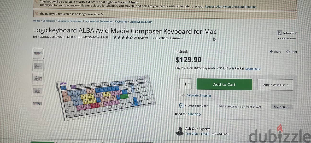 Logickeyboard Avid Media composer 1