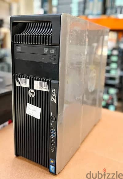 HP WORKSTATION Z620 دبل برسيسور XEON E5 2660 كاش 40 رام 32 بـ 2 هارد