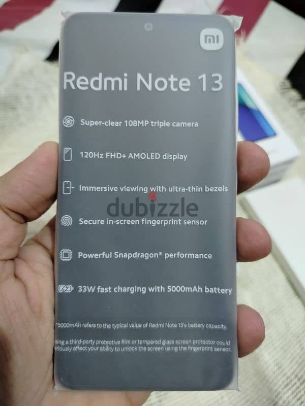 موبايل  Xiaomi Redmi note 13 ذاكرة 256 جيجا جديد من السعودية زيرو 1