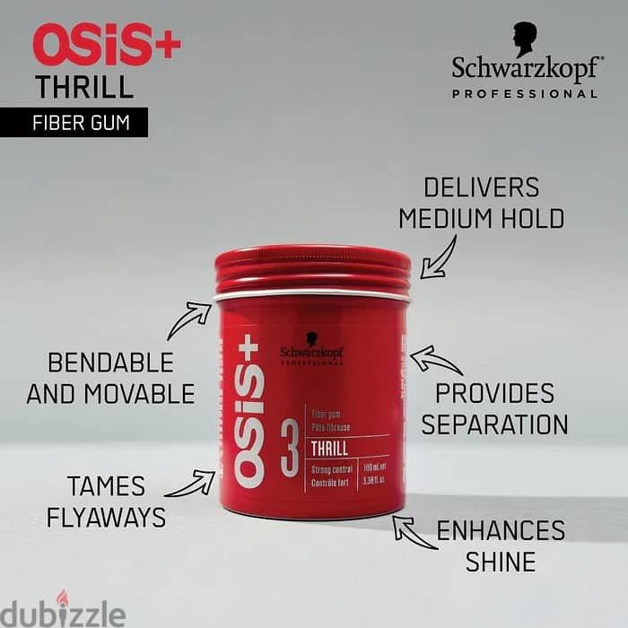 Schwarzkopf Professional OSIS+ Thrill, 100 ml Elastic fibre gum 2