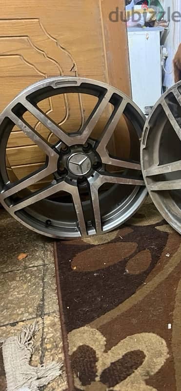 Mercedes AMG 18 wheels جنط مرسيد١٨ اي ام جي