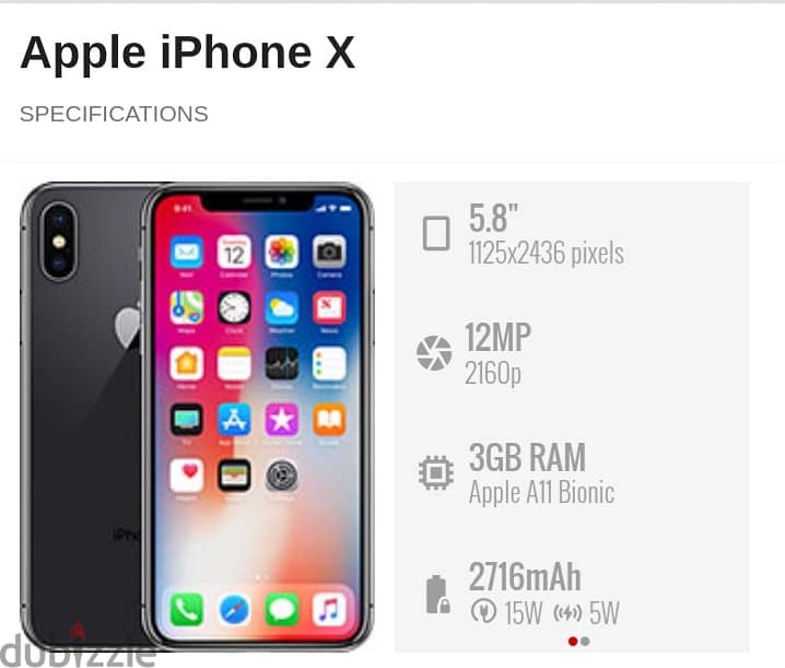 I phone X Refurbished 64 GB متجدد وارد أوروبا للبيع في طنطا 3