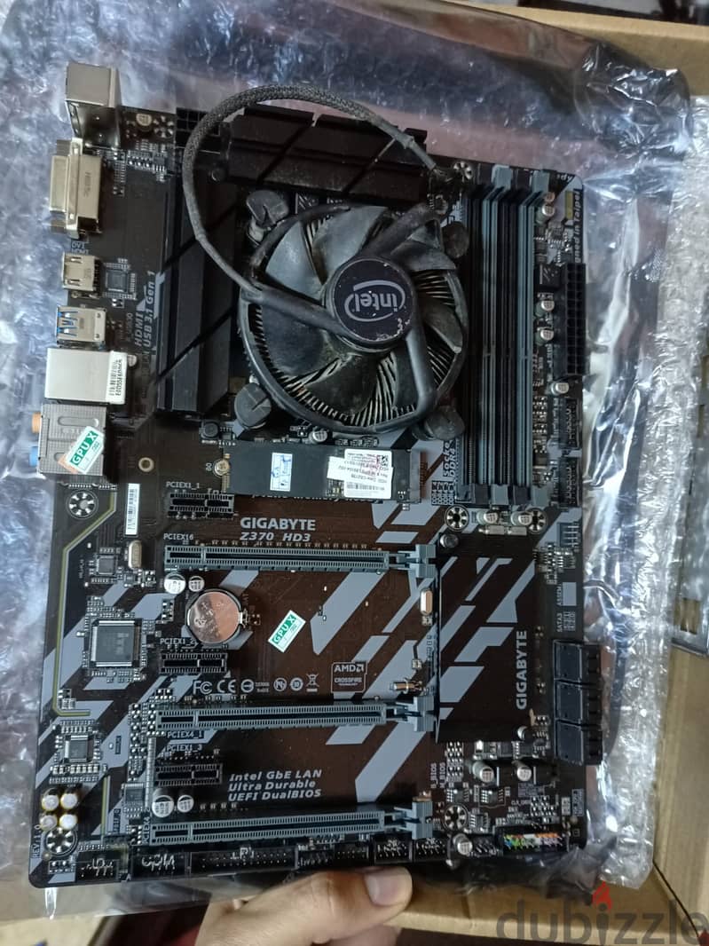 GIGABYTE Z370 HD3 + i5 8500 6 core 0