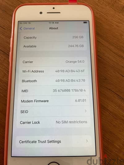 Apple iPhone 8 with 256gb