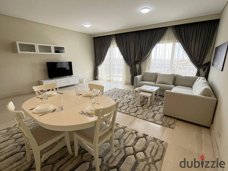 apartment fully furnished in first phase - 90 avenue 0