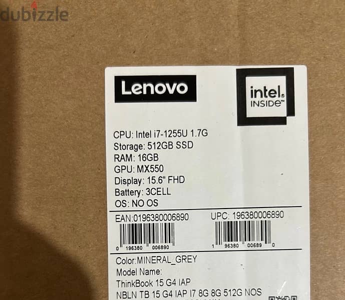 lenovo thinkbook core i7 جيل ١٢ بالبوكس والفاتورة 1