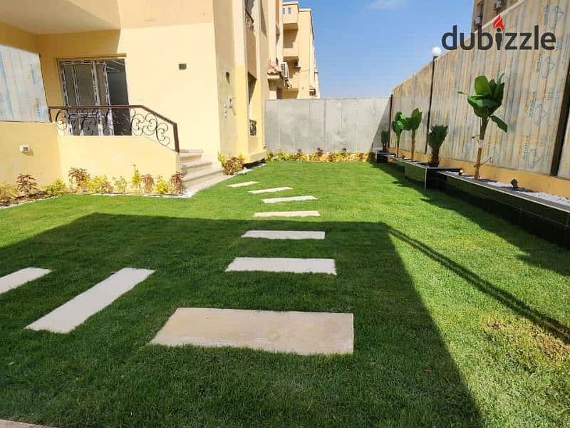 Ground floor apartment with garden for sale, Sheikh Zayed, Al Khamayel Compound, in front of Hyper, the first residence 0