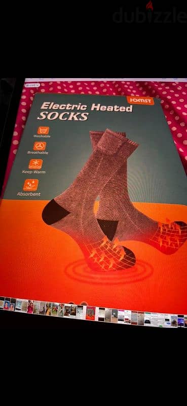 Heated socks,  شراب الكتروني