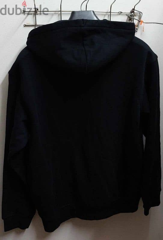 جاكت H&M جديد أسود مقاس Small و Relaxed Fit Zip-through Black Hoodie 4