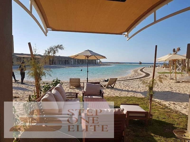 Pay 250,000 down payment for a chalet for sale, overlooking the sea, next to La Vista Ain Sokhna 0