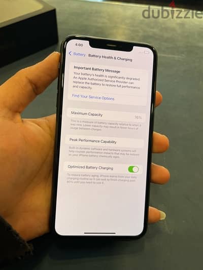 iphone 11pro max بطاريه 76