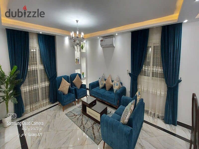 Furnished apartment for rent in the Golden Square between Abbas and the Sixth District Honourable Nasr City 0