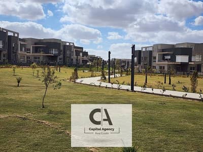 Apartment for sale with a 10% down payment and a fully finished garden area in the heart of New Zayed Kayan - Badr El Din, with a special cash discoun