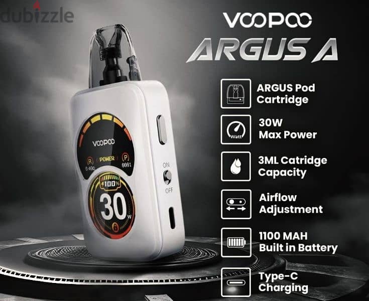 Voopoo Argus A Pod ارجوس بود سيستم فيب فووبو جديد متبرشم 0