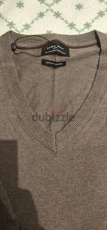 Zara man pollouver, original, slim fit, size large fit medium  زارا 2