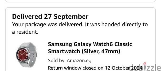 Samsung Galaxy Watch6 Classic (Silver, 47mm)