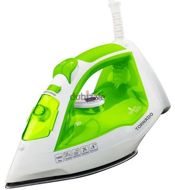 مكواة بخار تورنيدو 1800 وات steam iron 1