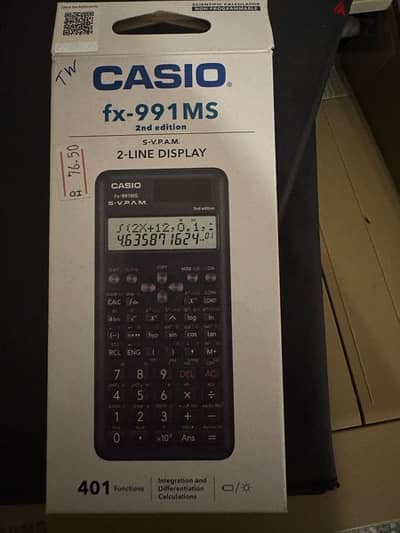 brand new casio fx-991 ms 2nd edition