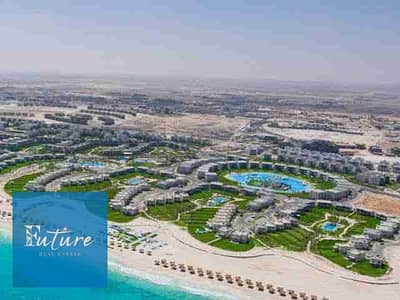 Ground chalet with garden in Amwaj, with down payment and installments, the lowest price in Amwaj View Pool