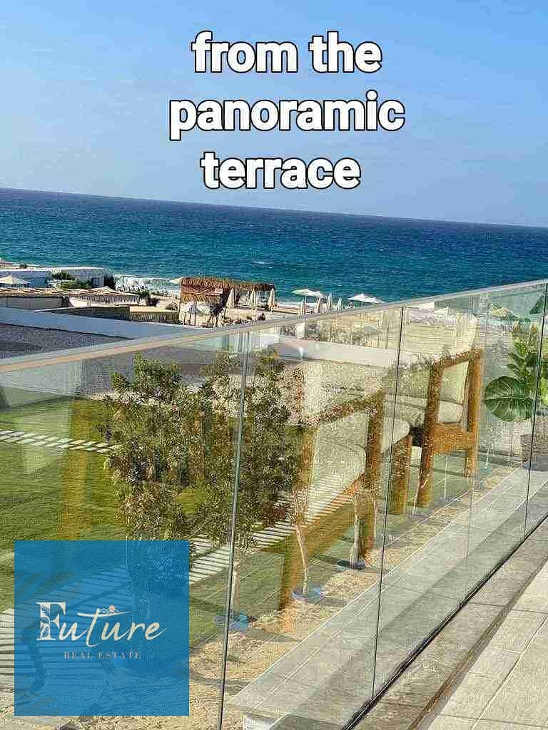 Chalet on the first row of the sea in Fouka Bay, development of Egypt, 130 meters, less than the brand price 0