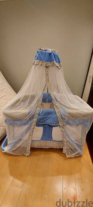 Baby crib playpen bed سرير اطفال رضع