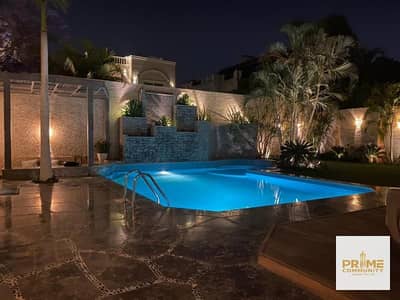 The most amazing fully finished villa 400 sqm with private pool for sale in Mena garden city