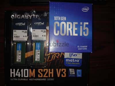 H410 + Intel Core i5 10400f + 16GB 2666MHz RAM