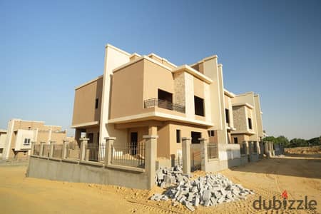 Immediate delivery villa on Dahshour Direct link, in front of Kabagbi Palace, in installments.