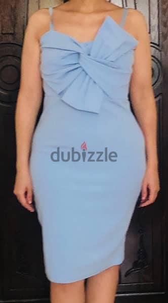 baby blue  dress