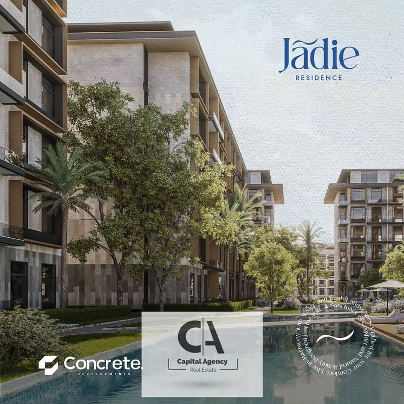 Own your luxury apartment now in the most prestigious place in the Fifth Settlement with a 10% down payment and installments up to 9 years in Jadie 0