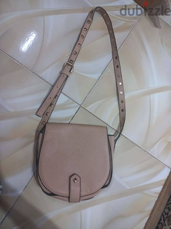 beige crossbag شنطة كروس 4