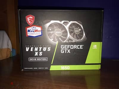 MSI Ventus Xs Geforce GTX 1650 GDDR6 4 Gb كارت شاشة