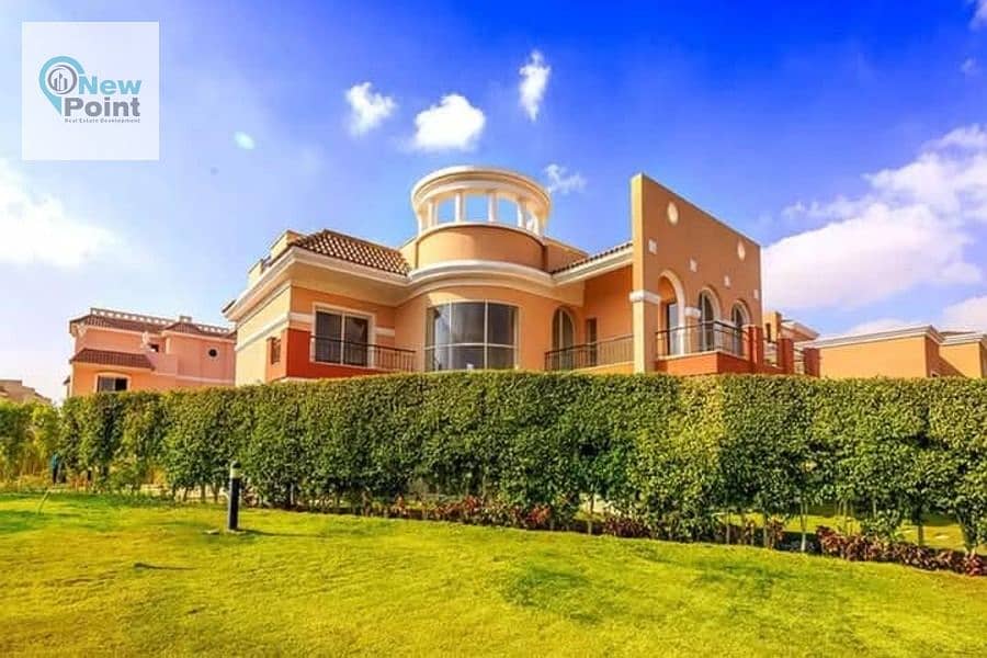 5-room villa with the largest garden, immediate delivery from Cleopatra Palace Compound 0