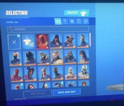 account Fortnite 70 skins and 25 rare