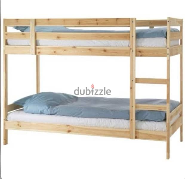 IKEA bunk bed frame سرير بطابقين خشب  من ايكيا 5