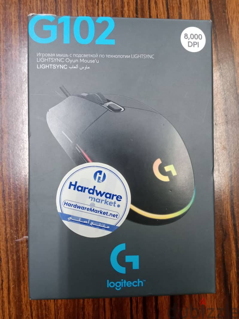 Logitech G102 LIGHTSYNC 8000 Dpi - اكسسوارات و قطع غيار كمبيوتر - 203468089