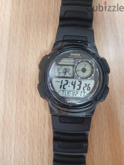 ساعه Casio 1000w watch - black