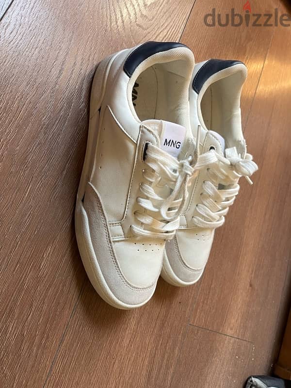 Mango Men White Shoe 1