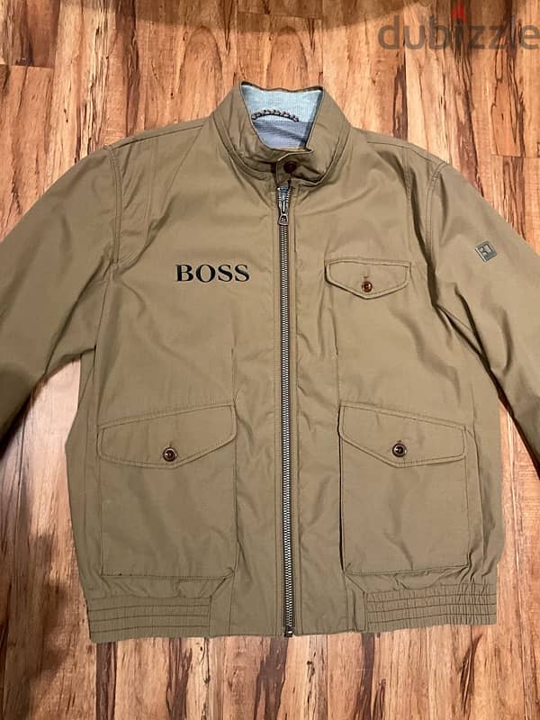 Hugo Boss Orange Log Hugo Boss Motorcycle Style Slim Fit Jacket Size L 4