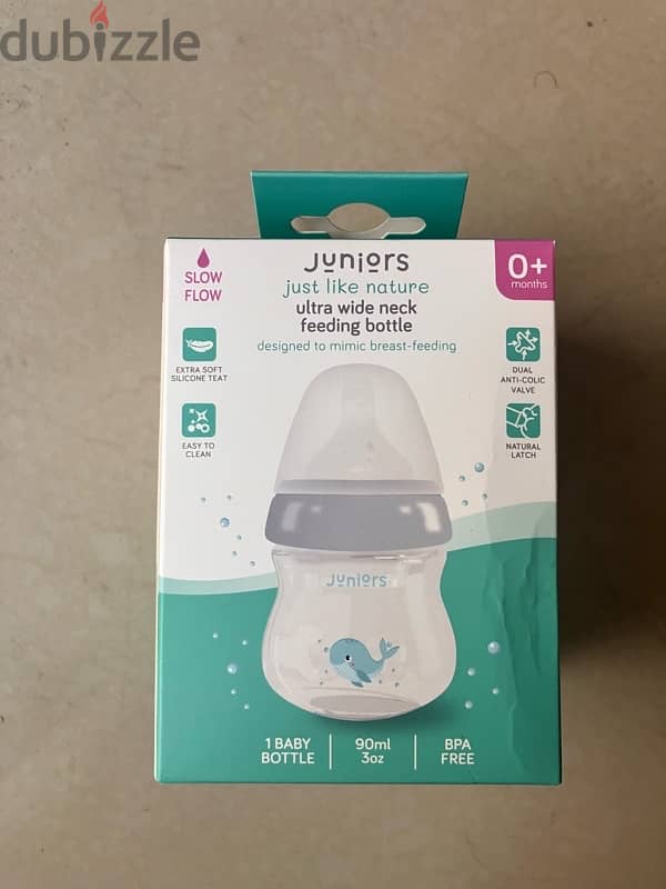 Juniors natural anti colic feeding bottle 2