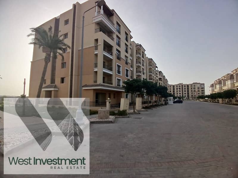 Apartment for sale in Sarai Compound on Suez Road, Direct Sur, in Sur from Madinaty and steps from the New Administrative Capital 0